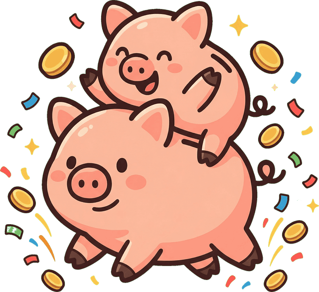 Superhero Penny with cape and star glasses surrounded by orbiting tool icons while Buck watches amazed